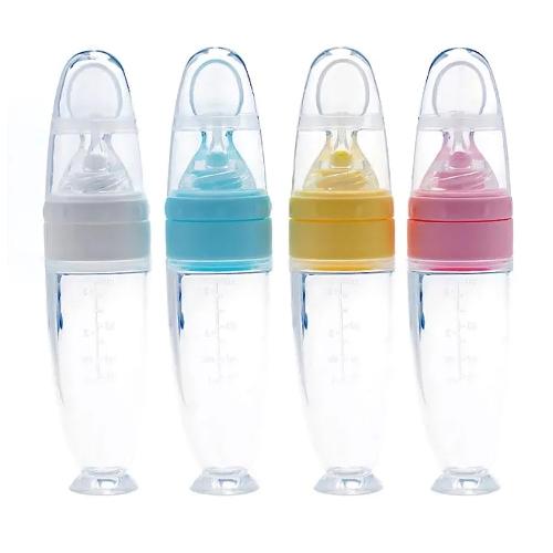 Silikon Kaşıklı Gıda Takviyeci Biberon